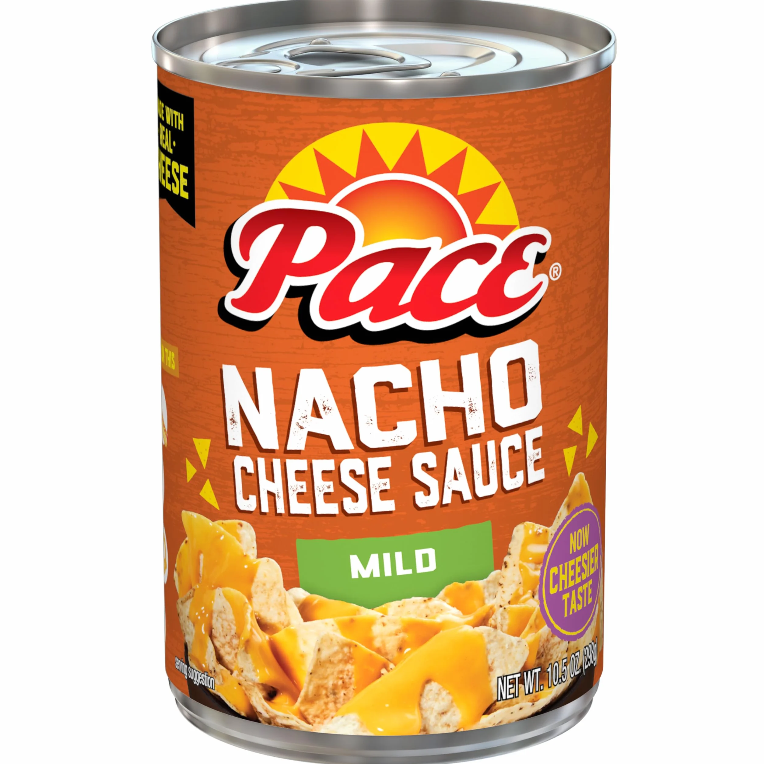 Pace Salsa de queso Nacho, suave, lata de 10.5 onzas