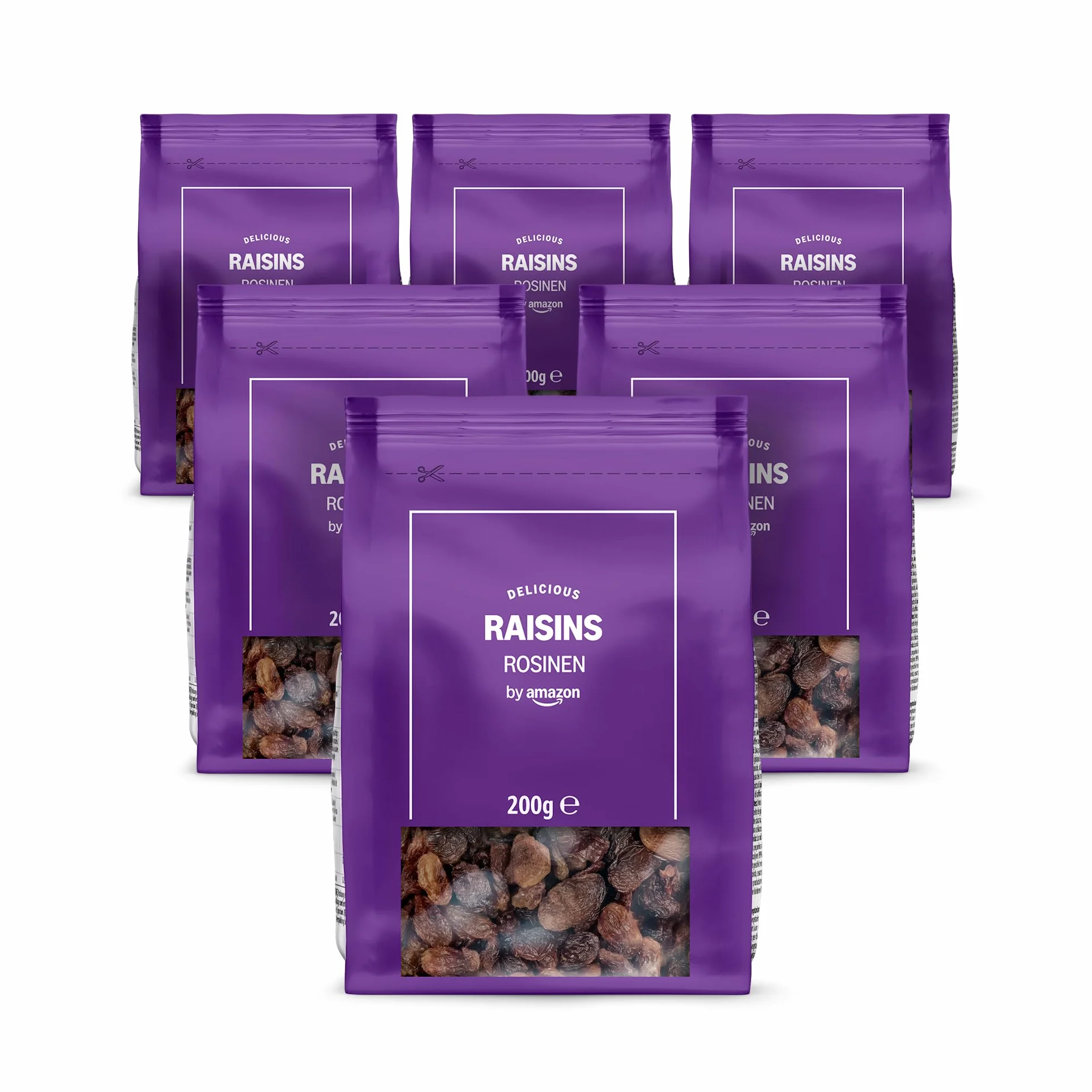 by Amazon UVAS PASAS 6 x 200 g