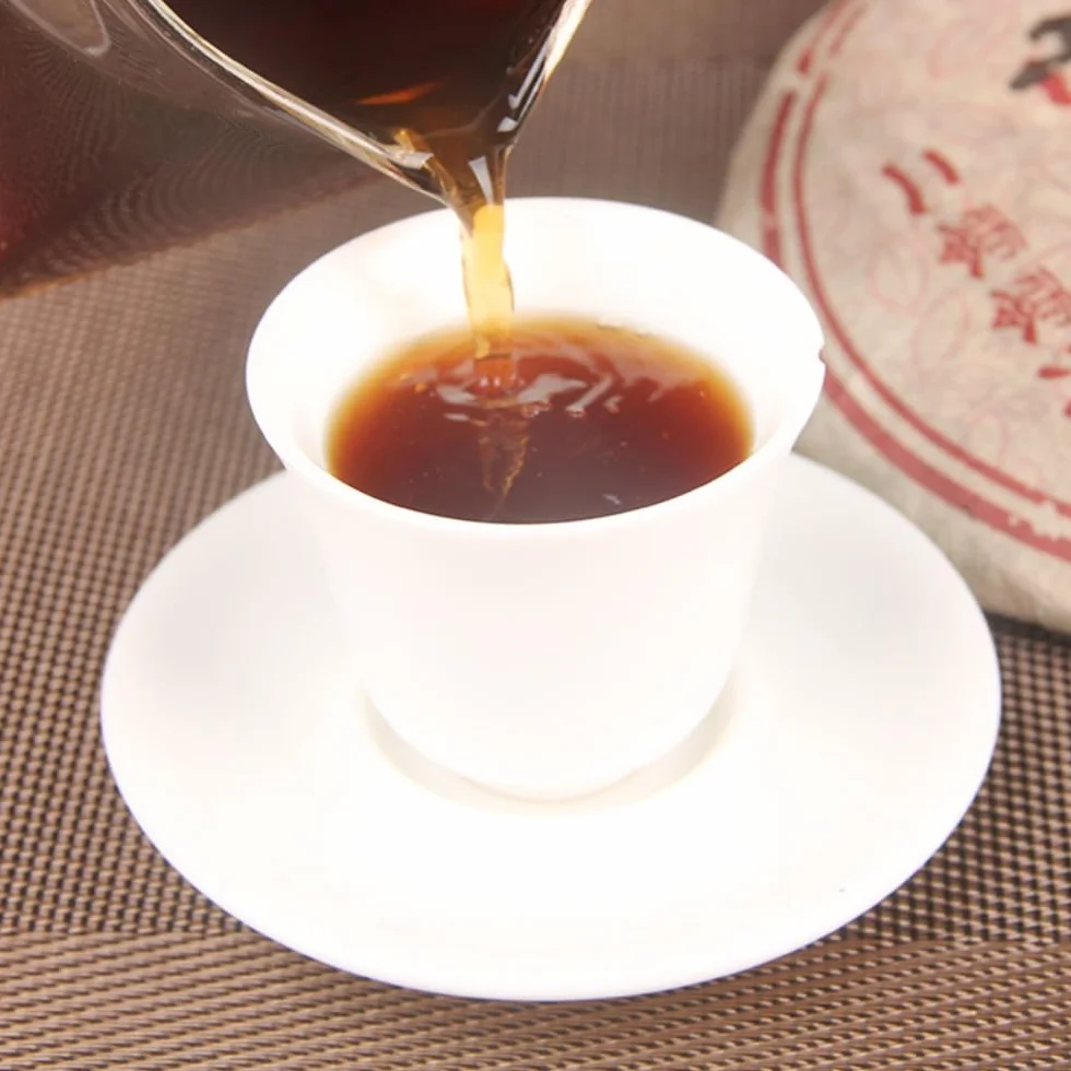 Té Negro Puerh Añejo 10 Años 357g Yunnan Pastel De Té Maduro Pu'er Imperial De La Montaña De Bulang