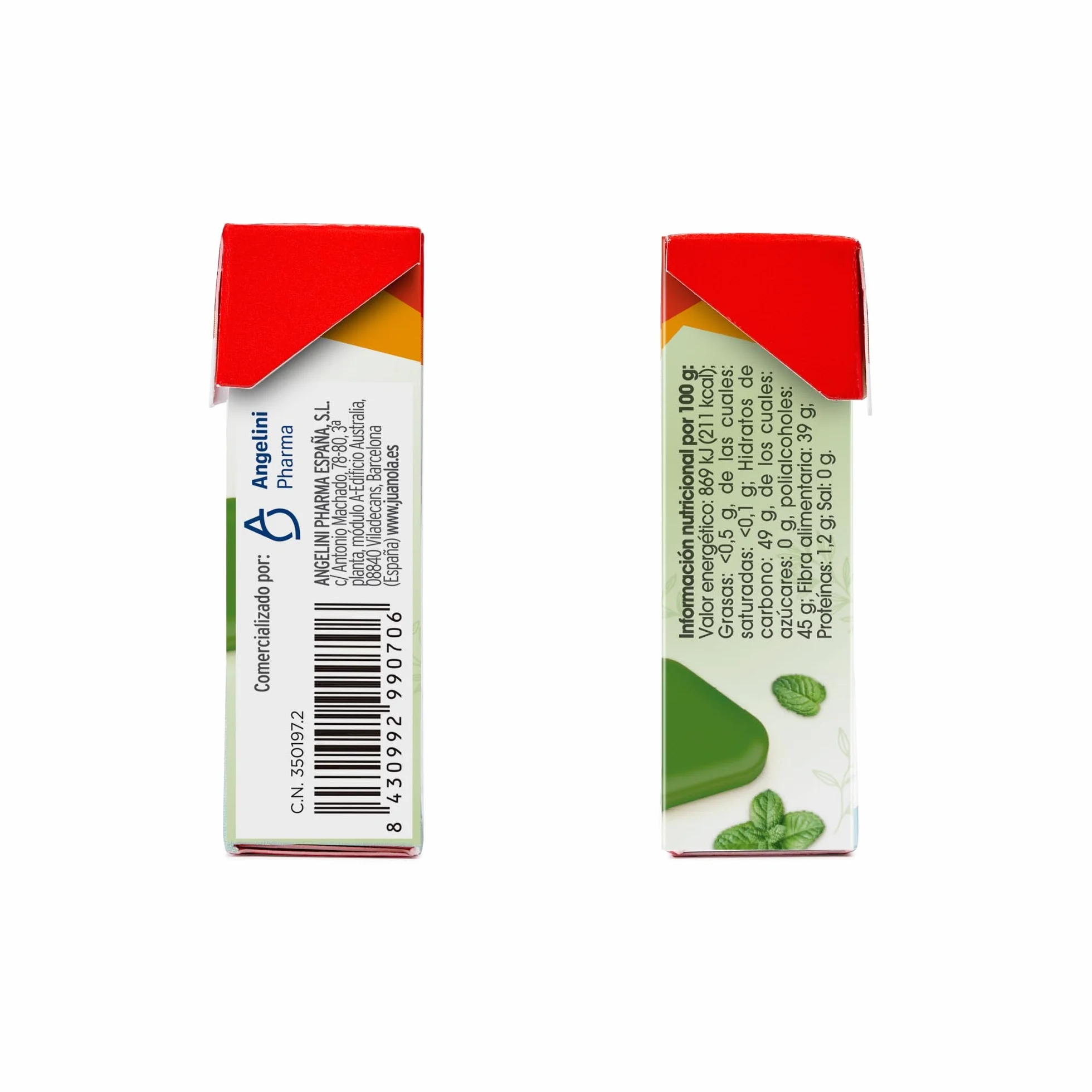 Juanola Perlas Sabor Menta - Sin azúcar, sin gluten - Cómodo formato de bolsillo - Ideal para llevar contigo a todas partes - Refrescan tu boca y tu garganta - 25g
