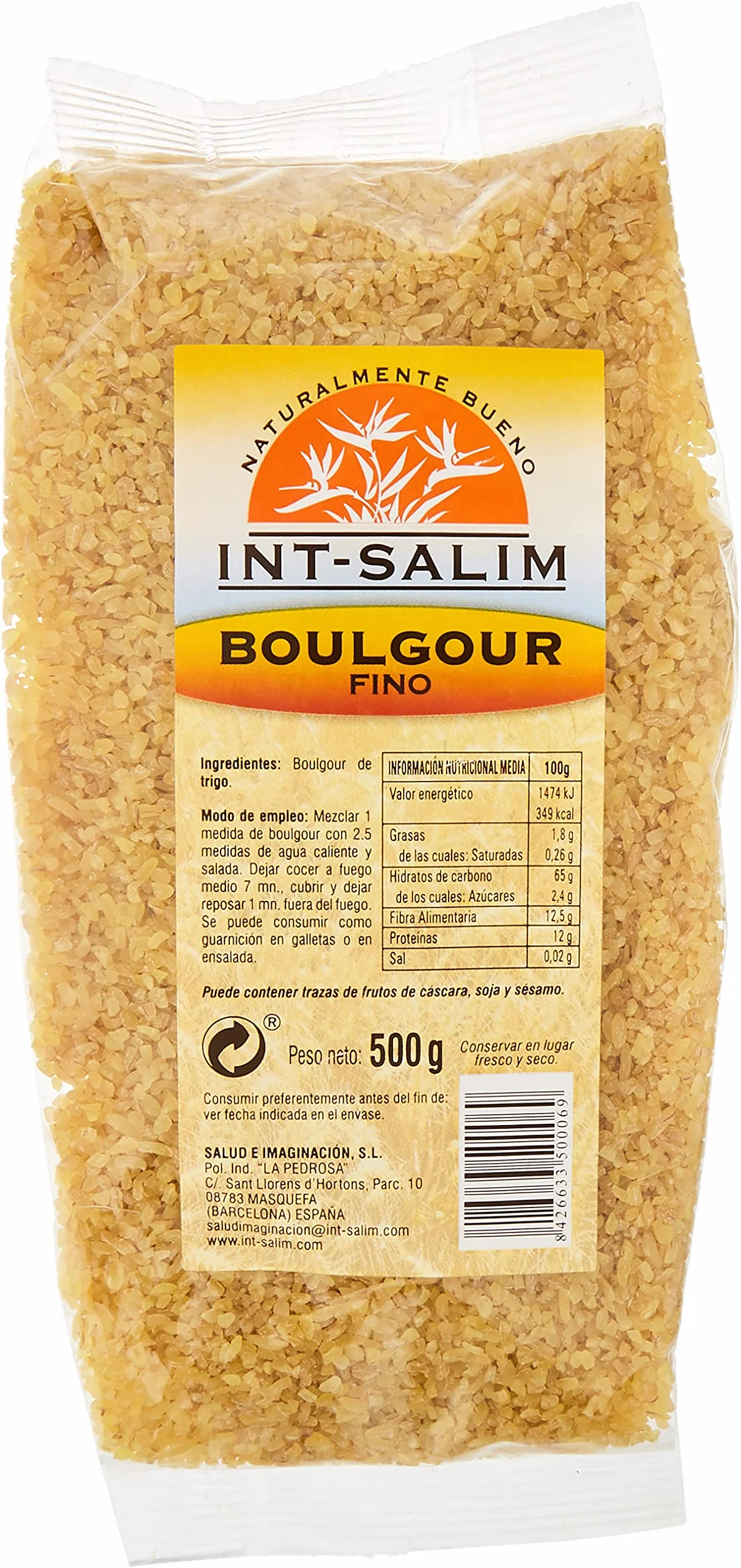 Int-Salim Boulgour Fino 500gm