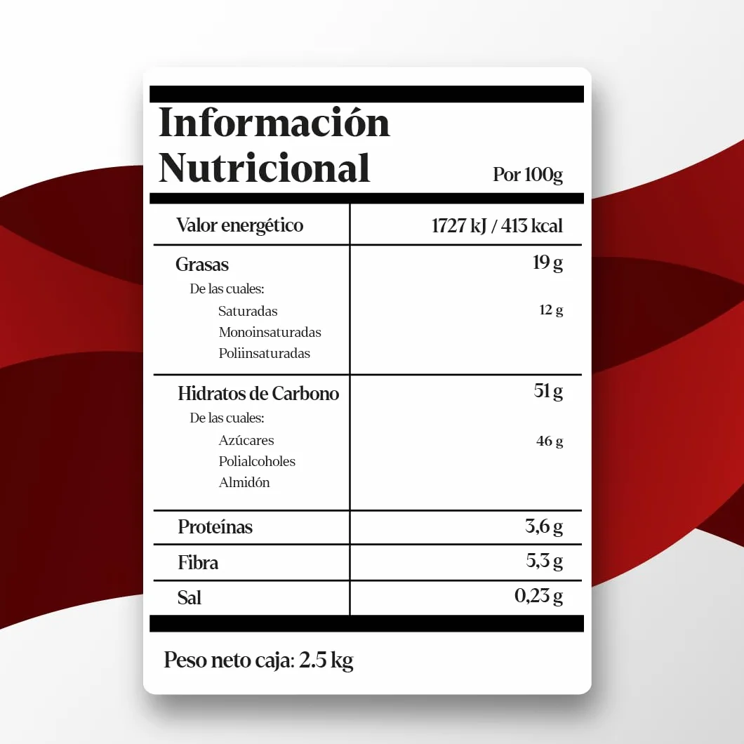 LAPASION - Guindas Al Licor Bañadas En Cobertura de chocolate | Cerezas Confitadas | Bombones De licor marrasquino | Guindillas | Chocolates Con Frutas Frescas | 2.5 Kg |