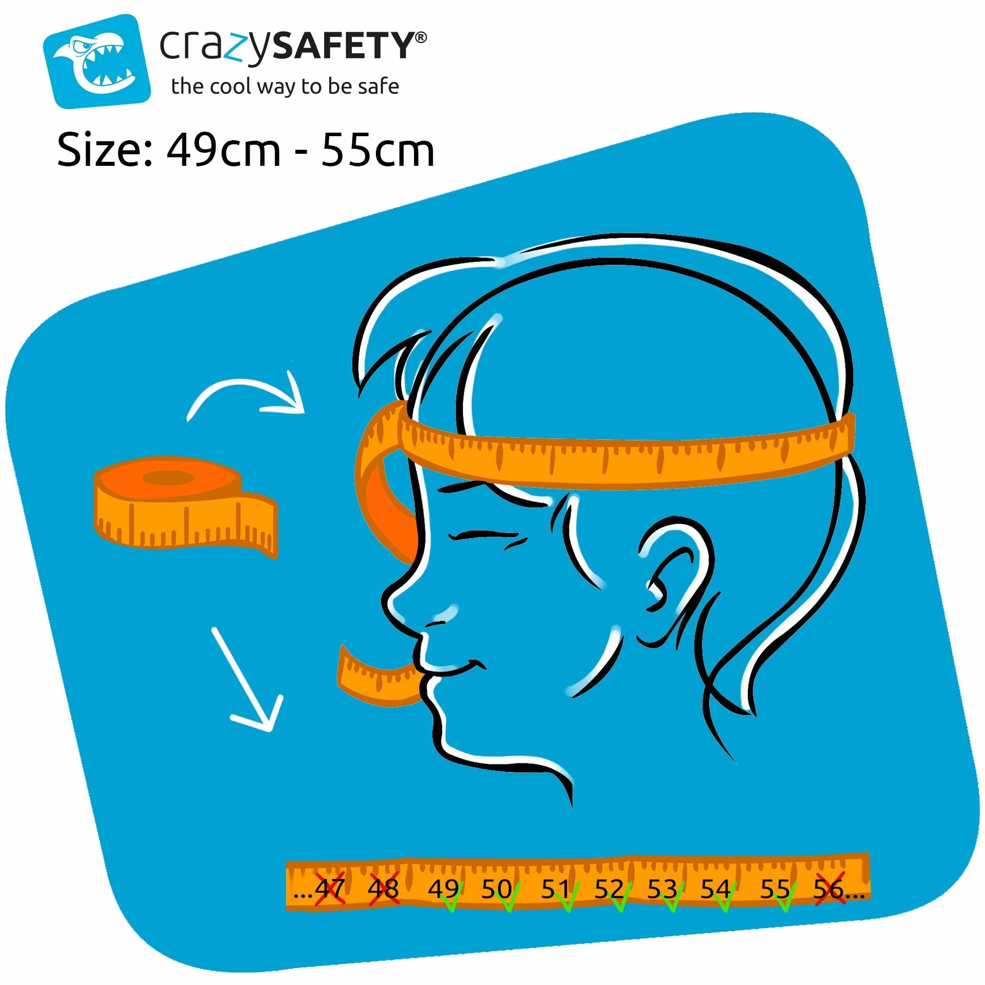 Crazy Safety Fietshelm voor kinderen in-mold 6 verl
