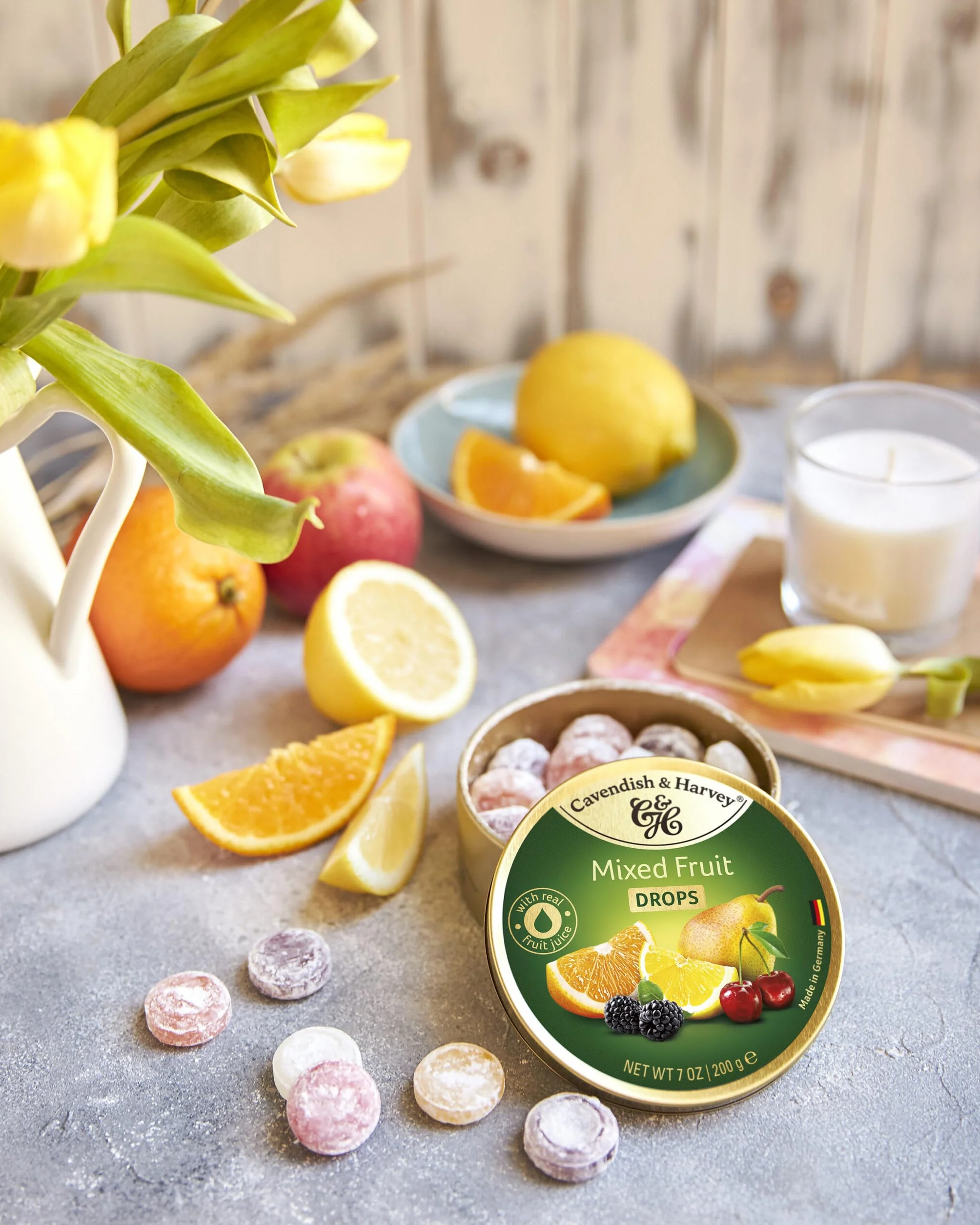Cavendish Caramelos con Sabor a Diferentes Frutas - 200 gr