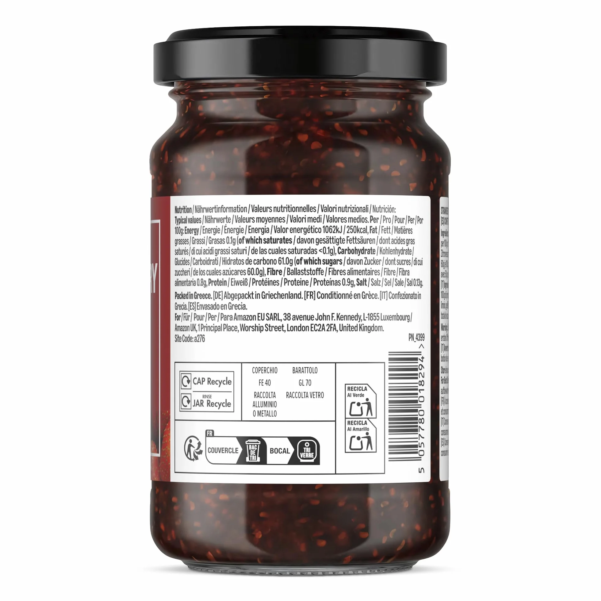 by Amazon Confitura De Fresa, 454g