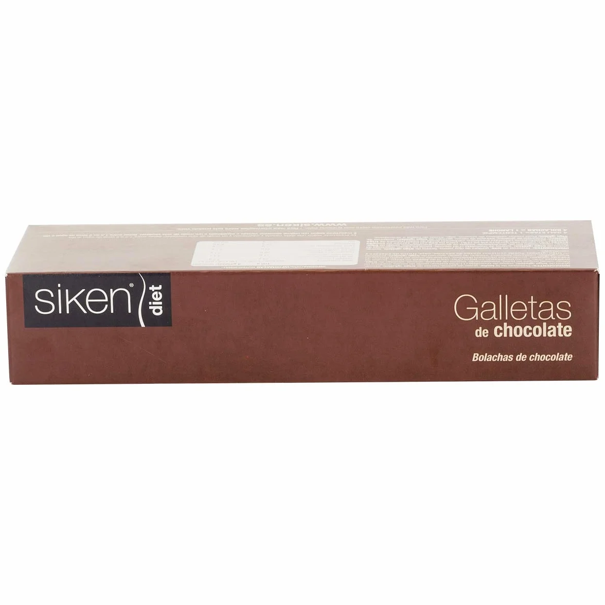 Siken Diet - Galletas de Chocolate, Ricas en Proteínas, Snack Ideal para Picar entre Horas - Caja con 3 Sobres de 5 Galletas,112.5 g