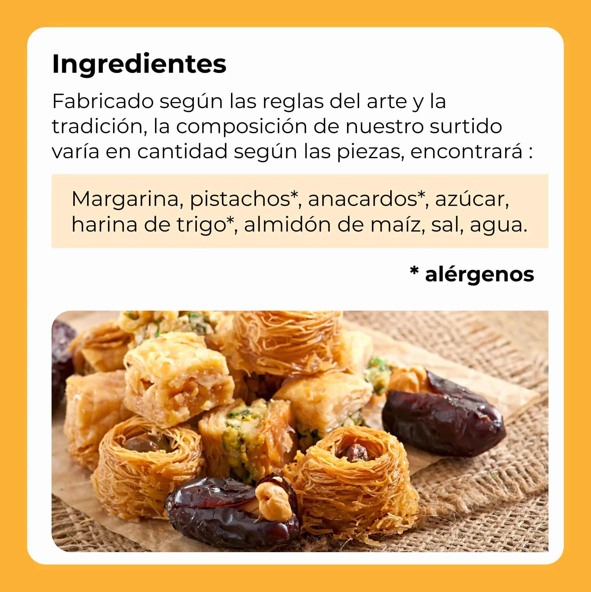 Dorimed Baklava 750g, 68 Piezas, Surtido Dulces Orientales con Pistachos y Anacardos en Elegante Caja de Regalo, Sin Conservantes, Sin Aditivos, Sin Colorantes
