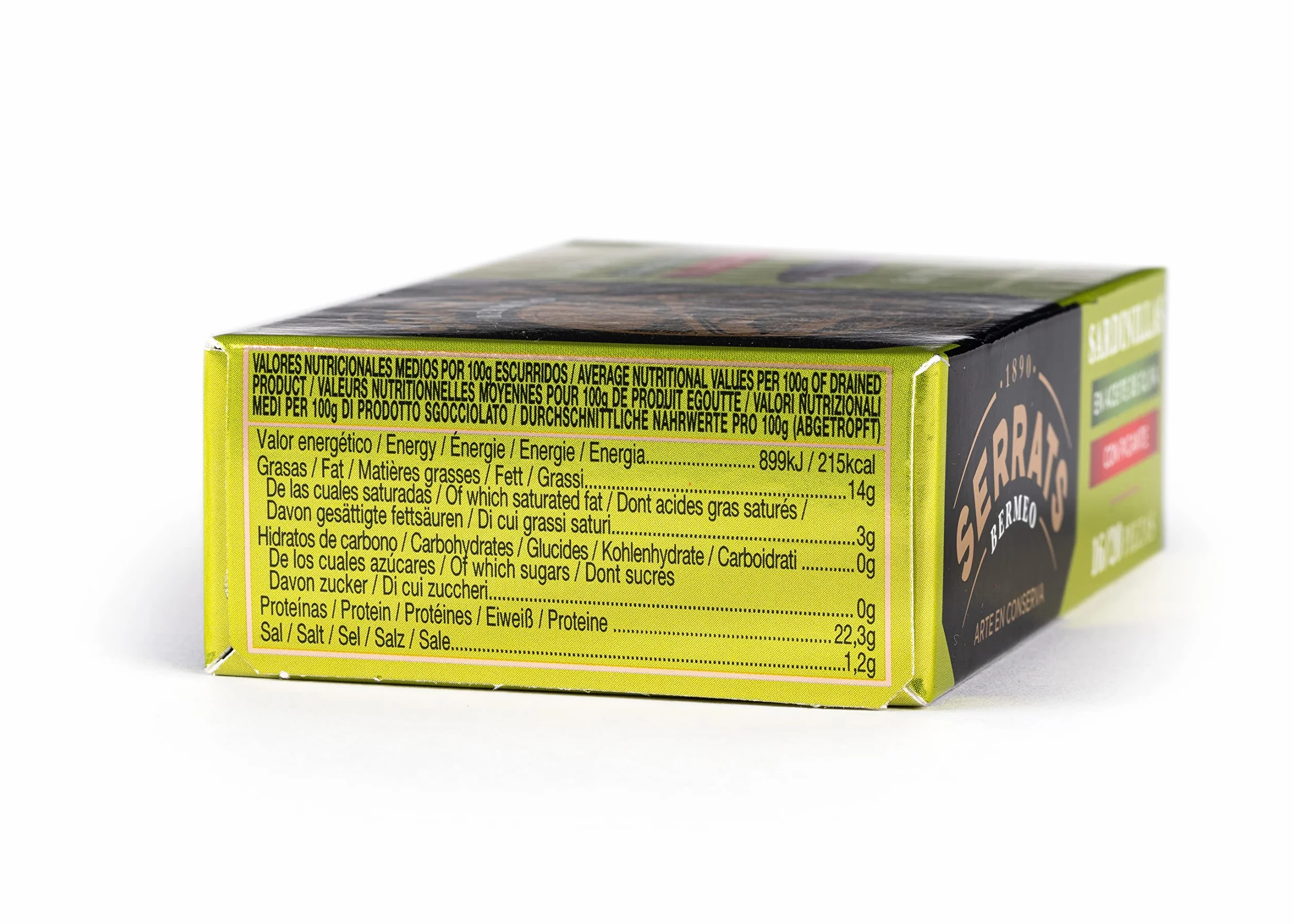 CONSERVAS SERRATS Sardinillas Txikis en Aceite de Oliva Virgen Picante 12 Latas x 115g