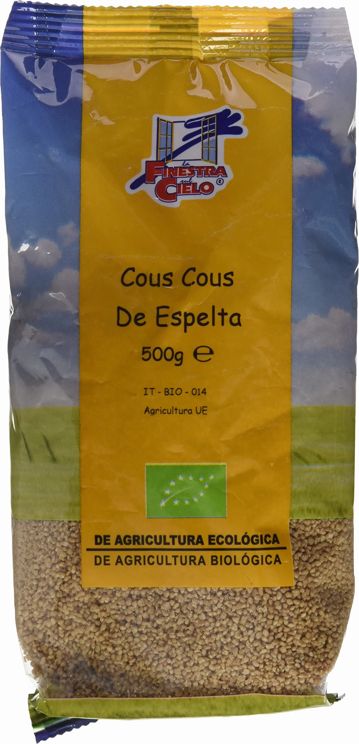 Cuscús de espelta integral - La Finestra Sul Cielo - 500g