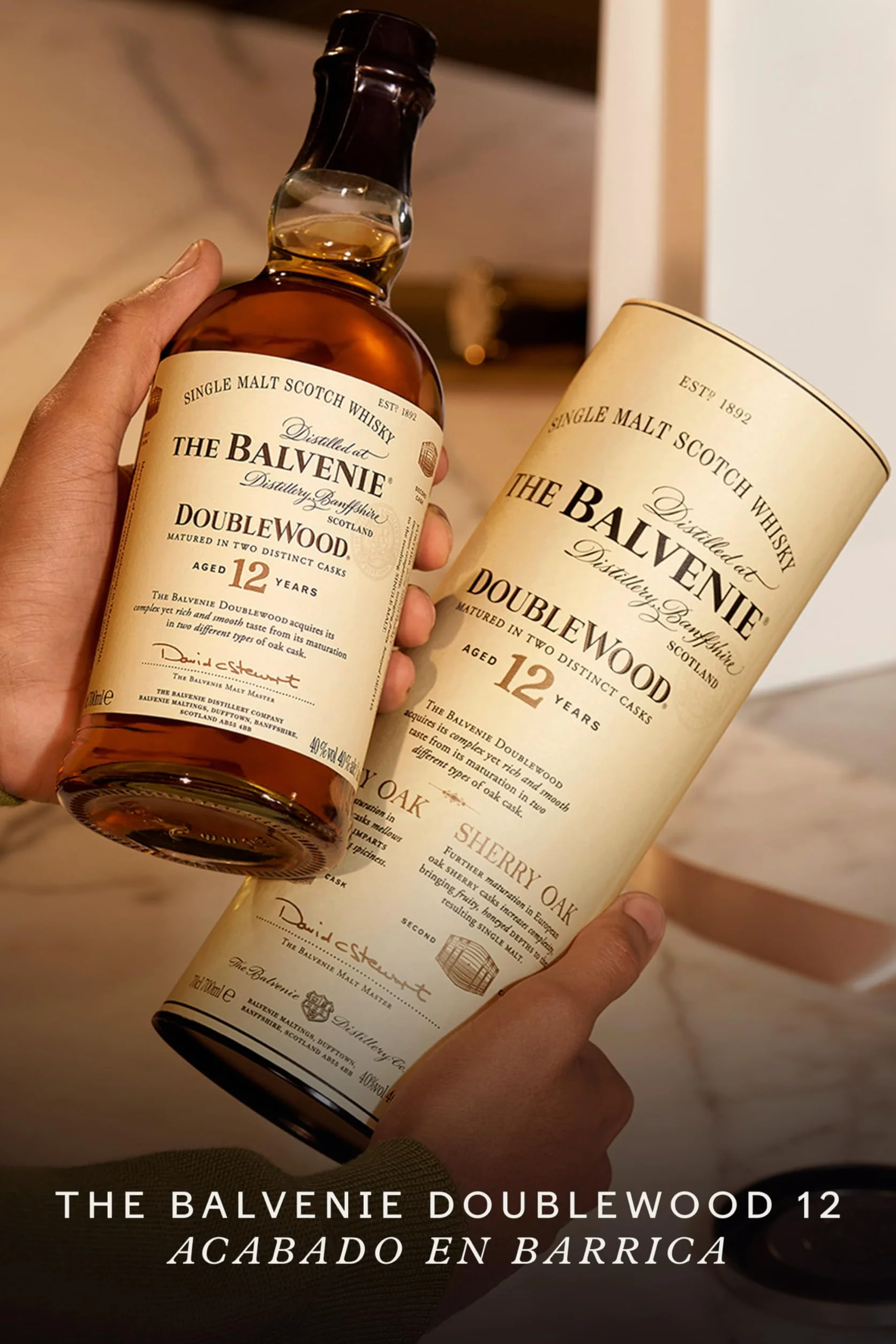 The Balvenie DoubleWood 12 años whisky de malta escocés, 70cl