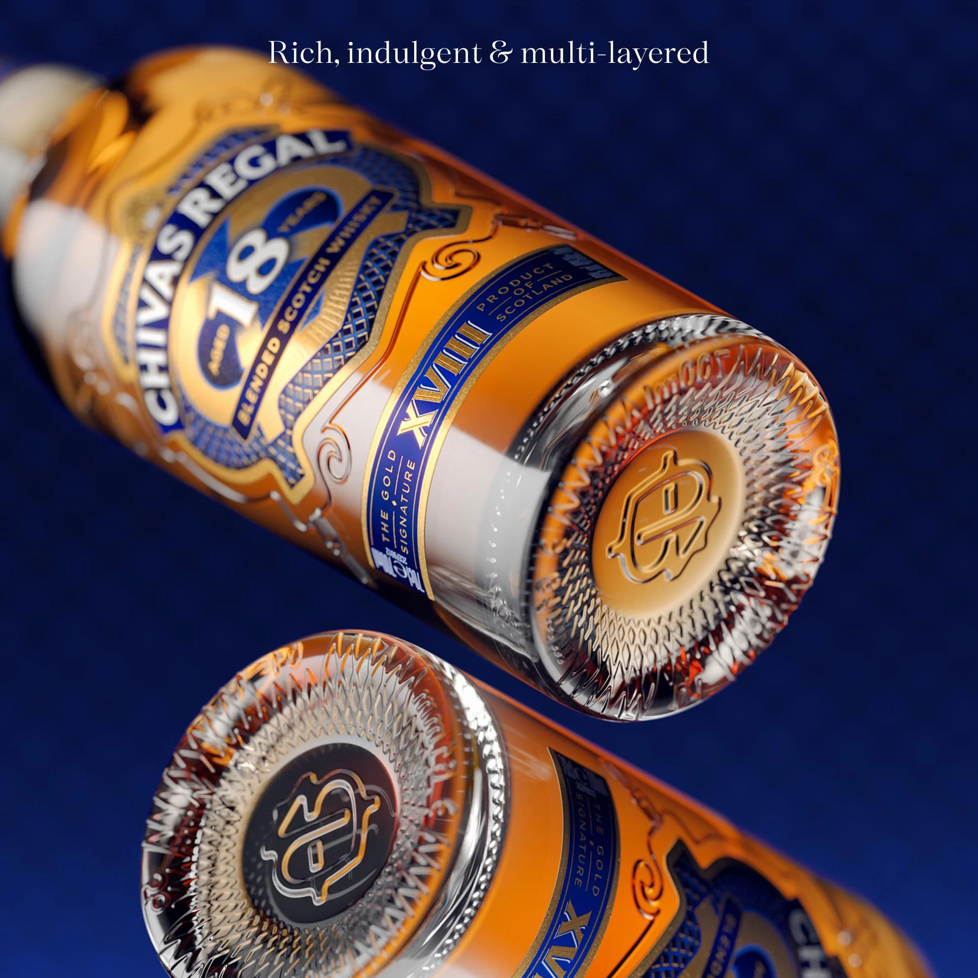 Chivas Regal 18 años Whisky Escocés de Mezcla Premium, 700 ml