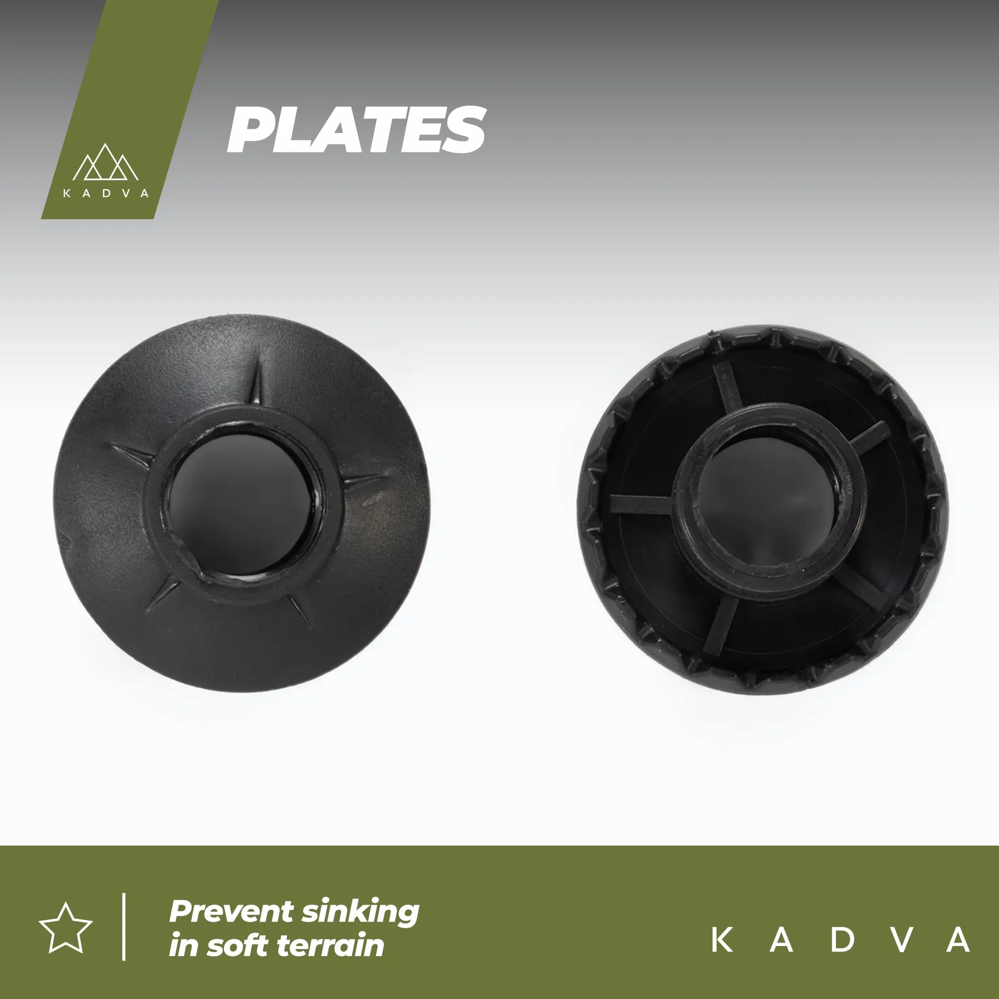 KADVA Raylan Bastones de Marcha nórdica Ajustables 105-130 cm con Guantes