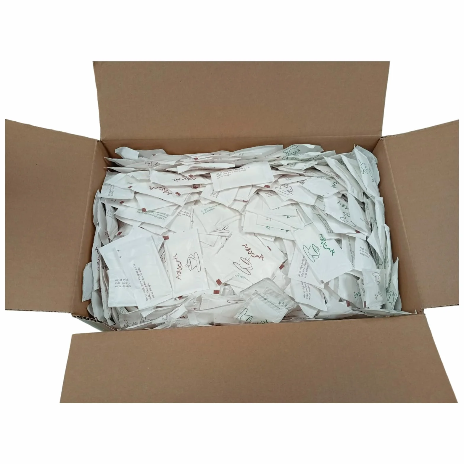 Deliex delicias de Extremadura 200 Sobres de Azúcar Blanco | Perfectos para una taza de café - Azucarillos individuales de 6 gr cada uno.