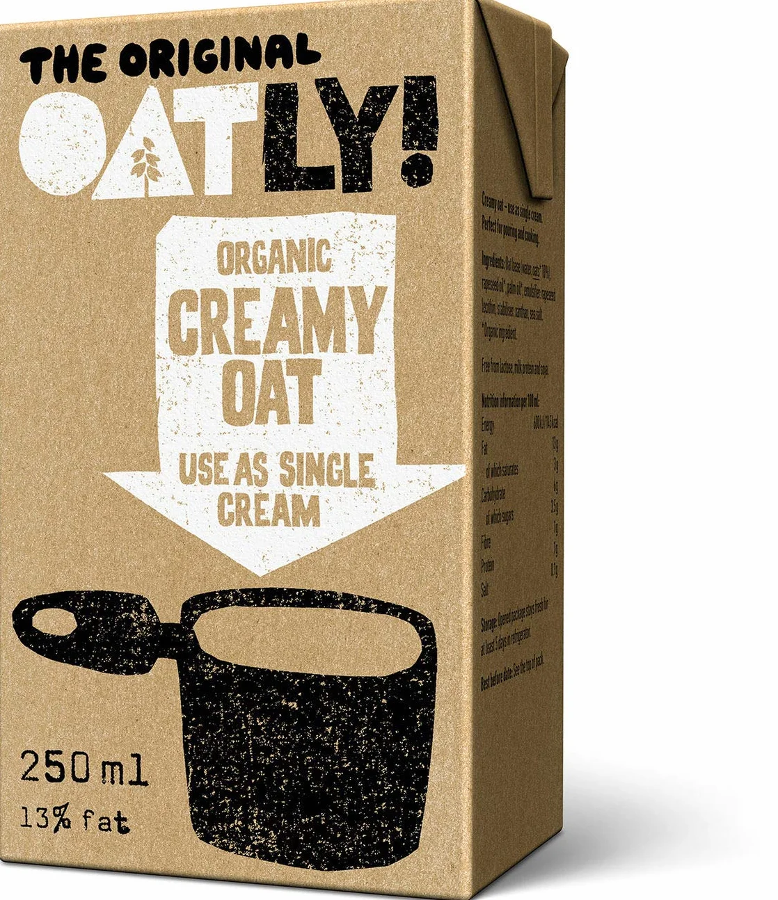 Crema Oaty, sin lácteos, 18 x 250 ml