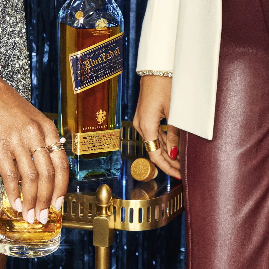 Johnnie Walker Blue label whisky, Escocés blended, 700 ml
