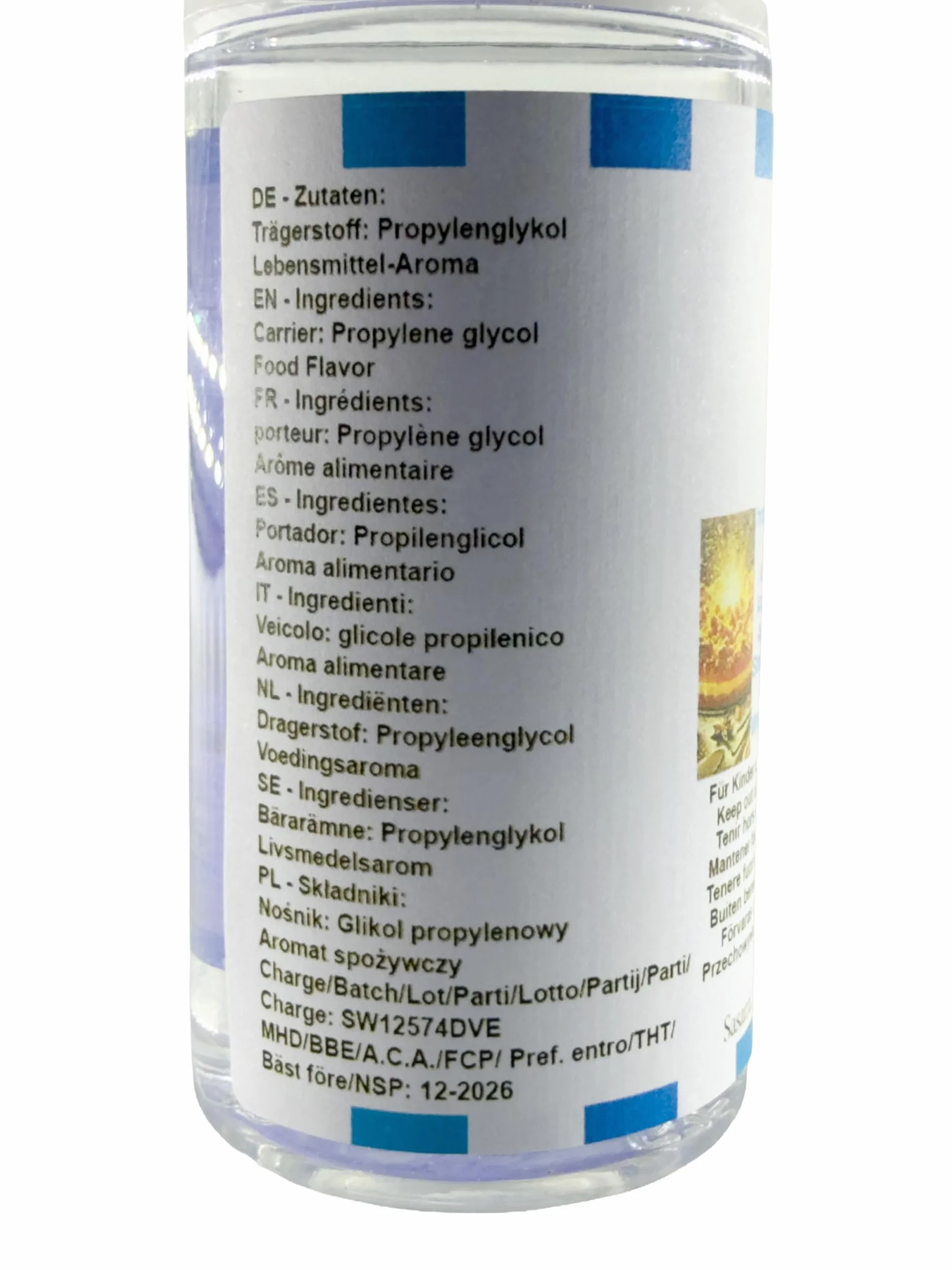 Pastel de migas de pudín aroma concentrado - Vegano - Sasami - 10ml