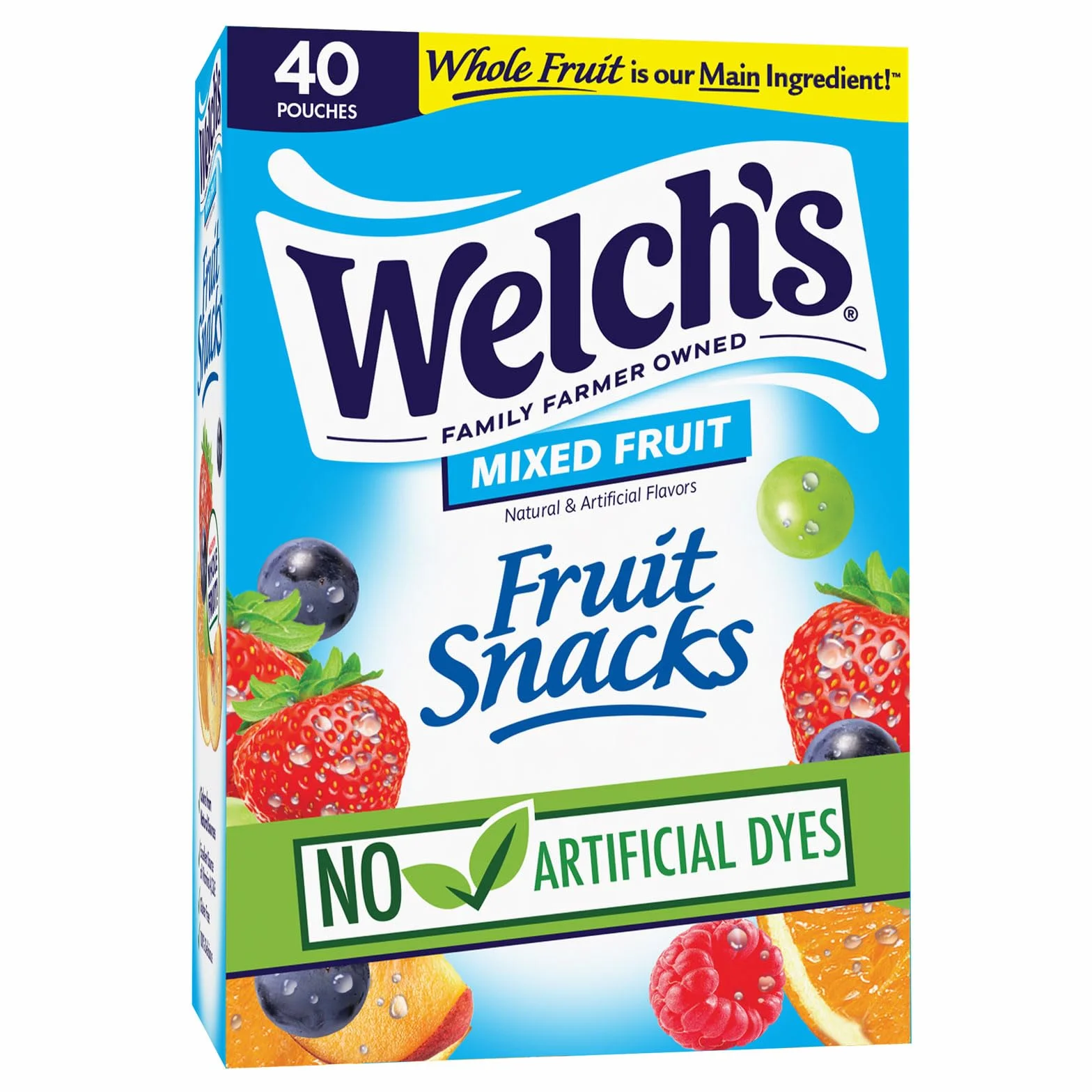 Mixed Fruit, Gluten Free, Bulk Pack, Individual Single Serve Bags, 0.8 oz (Pack of 40)