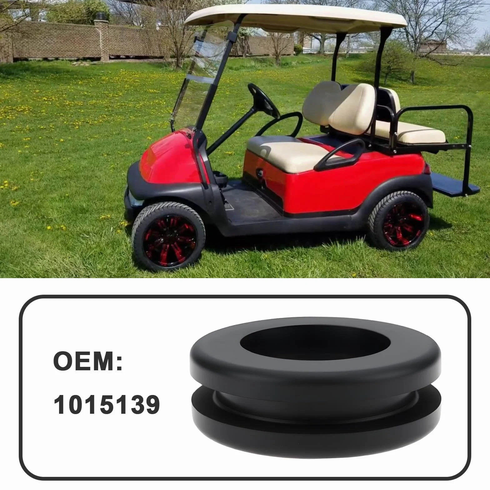 Ojal Aislante para Ventilación del Tanque de Combustible Compatible con Club Car