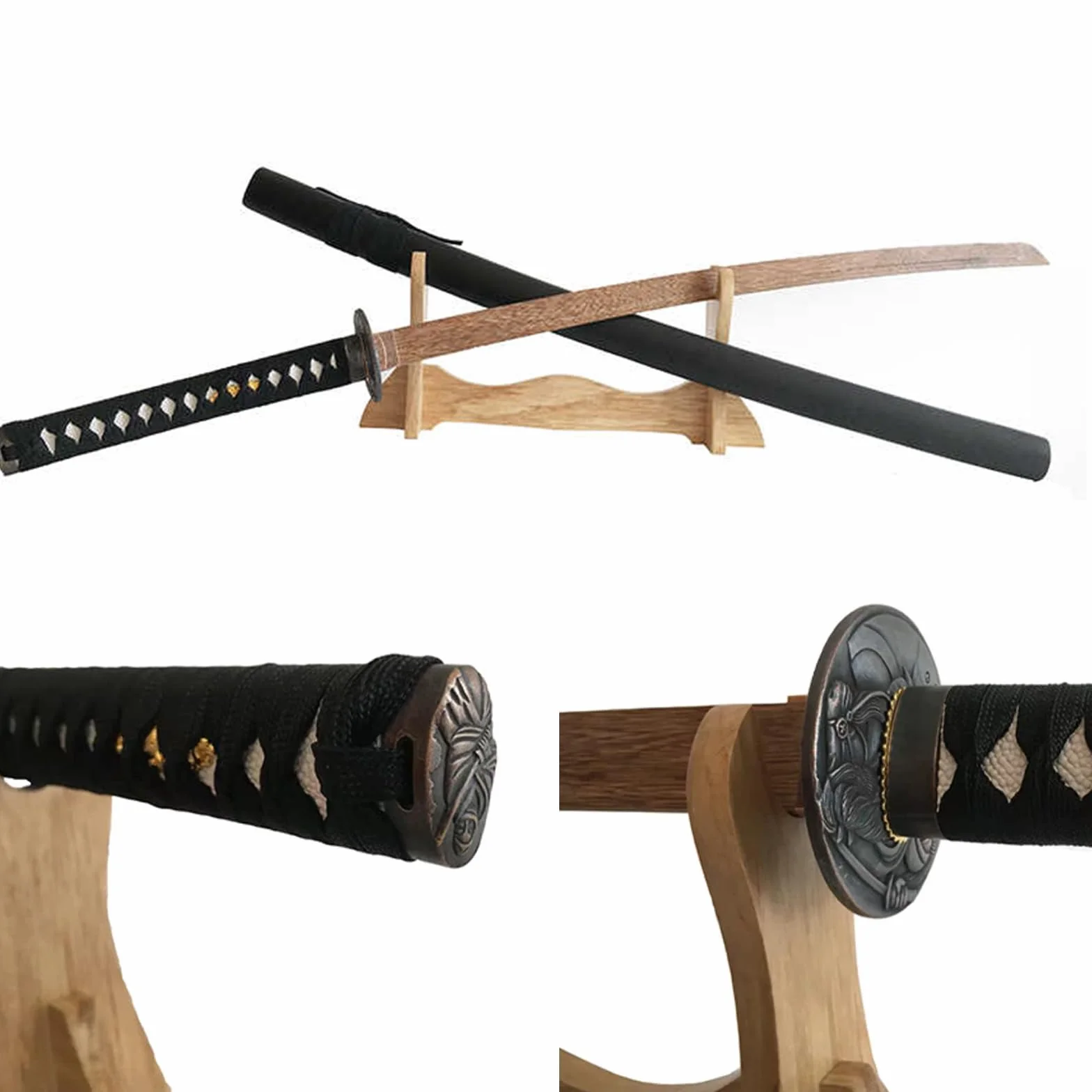 Bokken Madera 100 cm Katana Palisandro Natural Entrenamiento Kendo Cosplay Decoración