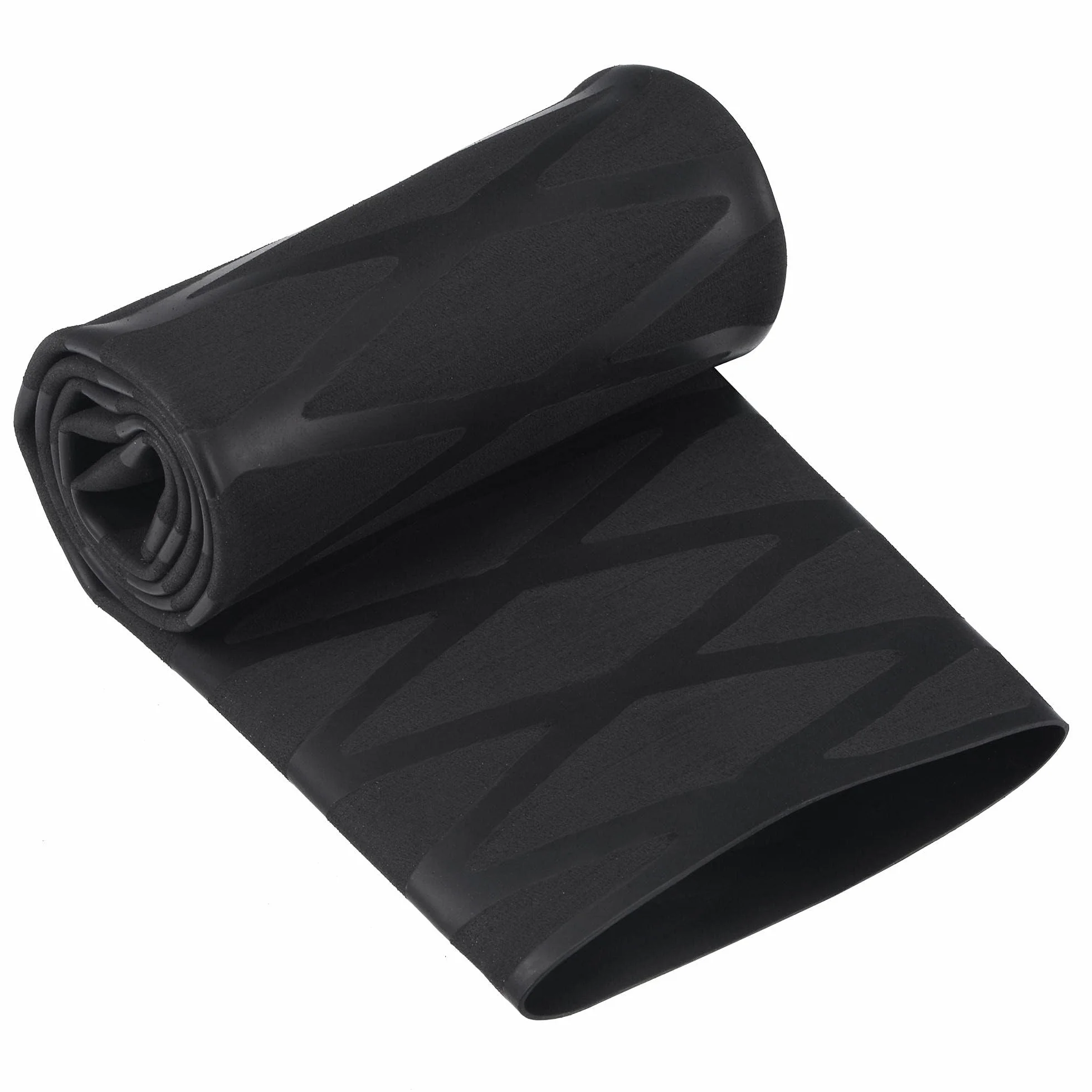 Tubo termorretráctil Unifizz 50 mm diámetro 81 mm ancho plano 2:1 funda cables 1,6 pies Negro