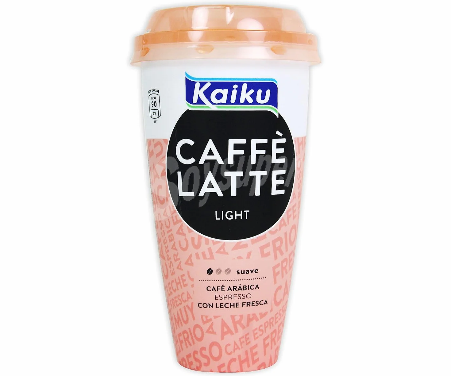 6 Unidades KAIKU CAFFÈ LATTE SABORES (REFRIGERADO) (KAIKU CAFFÈ LATTE LIGHT, 230 ml.)
