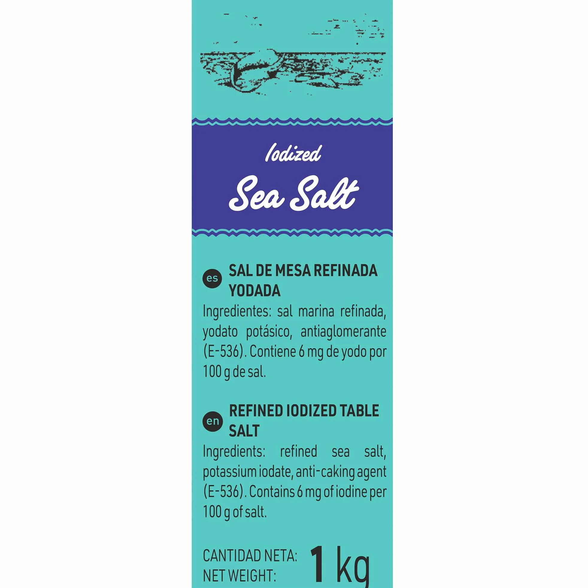 DIAT Radisson - Sal Marina Yodada | Sal Marina Natural | Sal con Yodo | Sal de Mar Natural | Sal Yodada de Mesa | Rica en Minerales