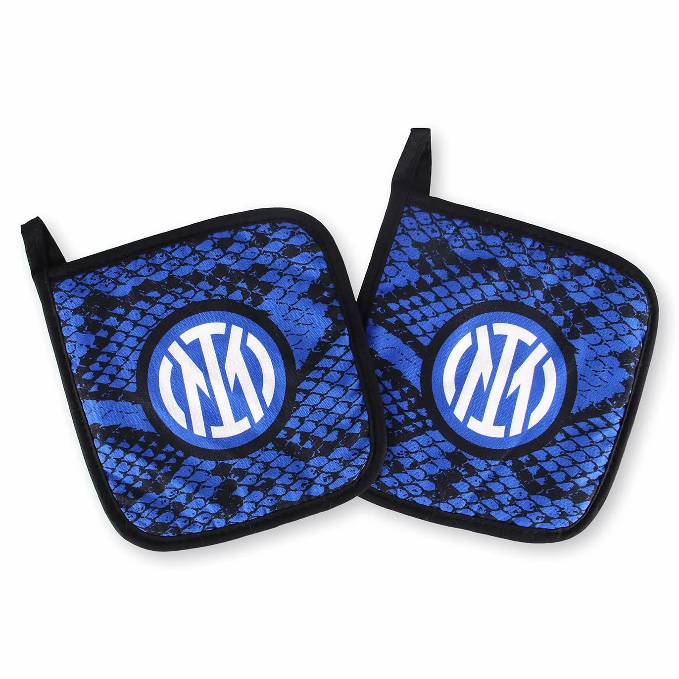 Inter Juego de Cocina Textil Oficial Nerazzurri Guante Horno Agarradora