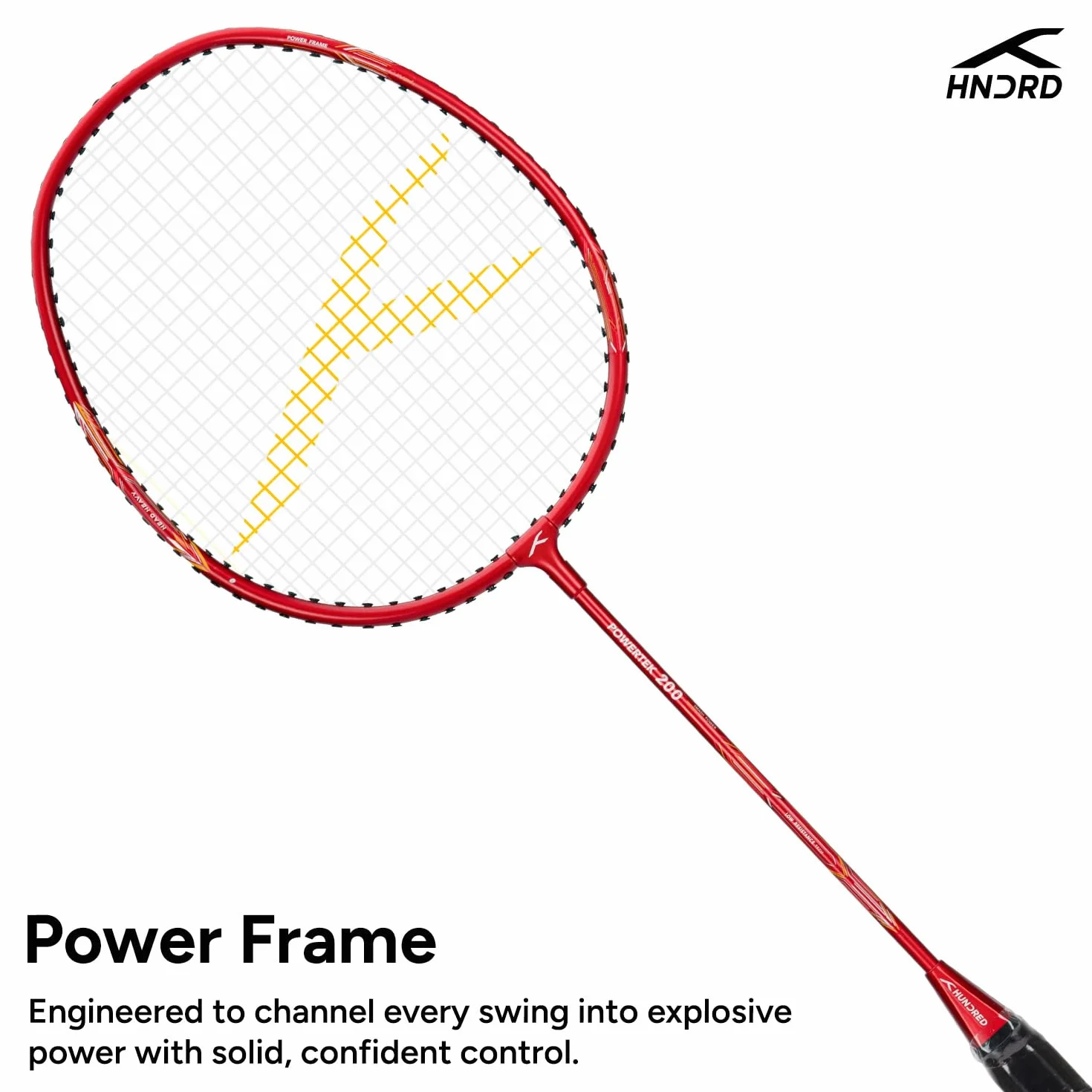 HUNDRED Powertek 200 Badminton Racket Unisex Adulto