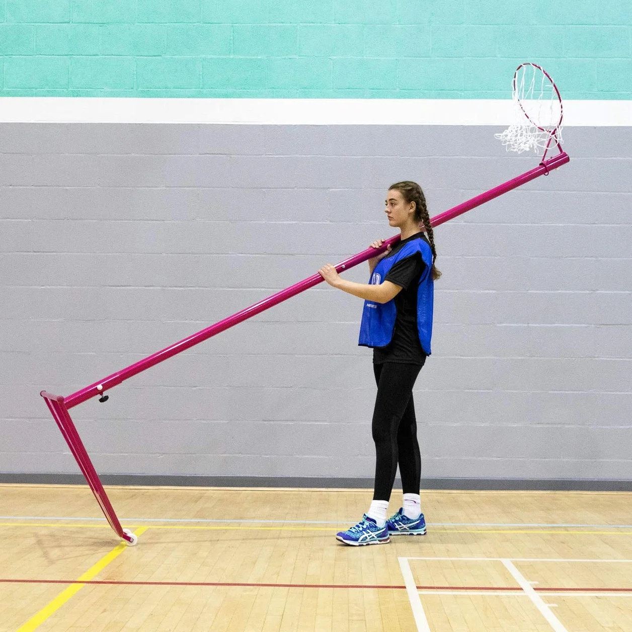 FORZA Acolchado de Protección para Postes de Netball 50mm 80mm 1,8m 3m Escolar Profesional