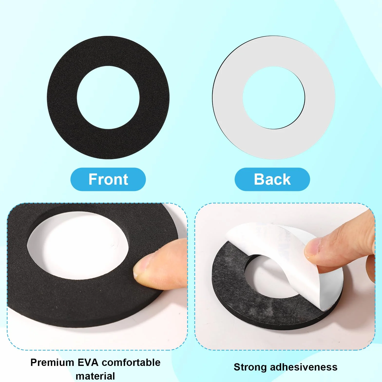 Almohadillas para Tobillos de Esquí, Protector de Tobillo Espuma EVA Autoadhesivas para Botas