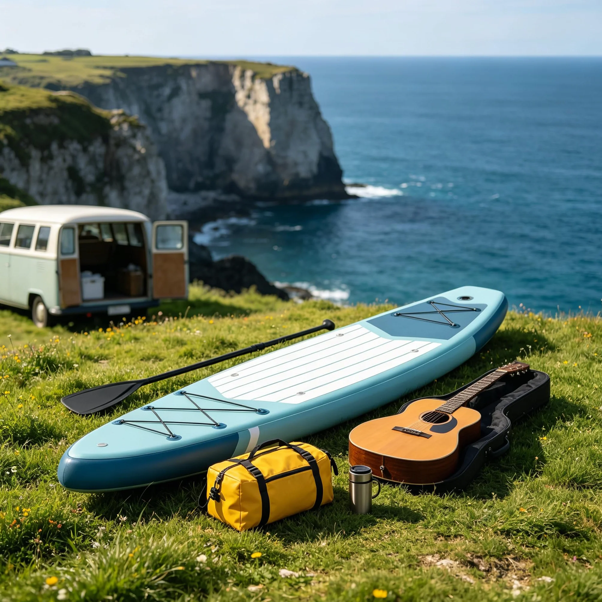 Tabla De Paddle Surf Hinchable, Stand Up Paddle Board (Sup) Adulto, Extra Ancha, 200 kg, Soporte Cámara