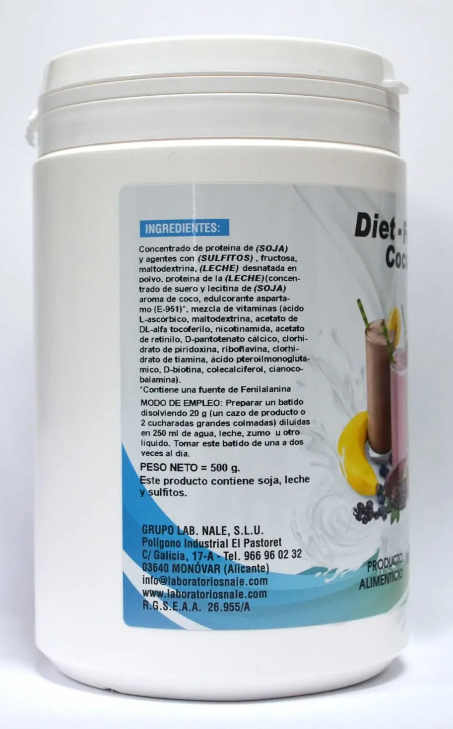 DIET FOOD COCO 500 GR NA