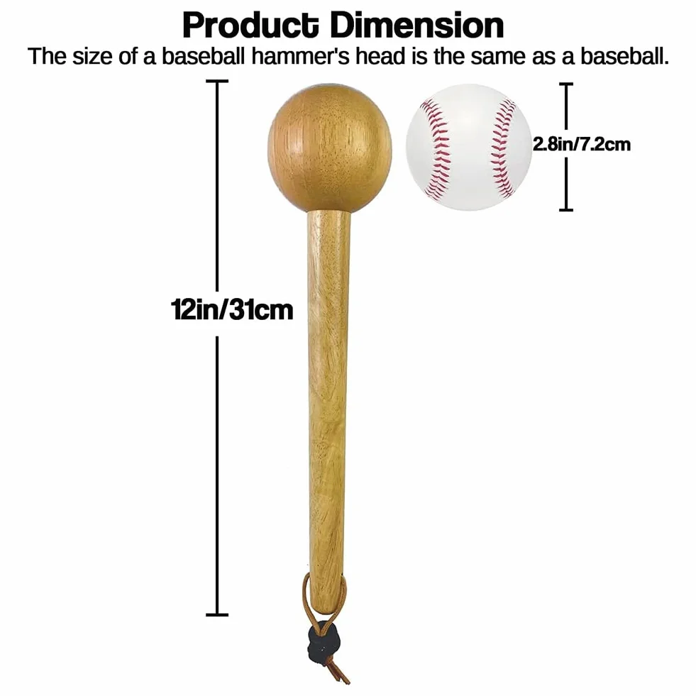Guante de softbol, bate de una pieza, martillo de béisbol