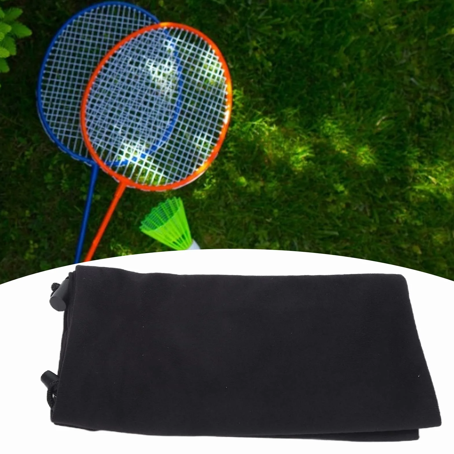 Funda para raquetas de bádminton de franela ecológica