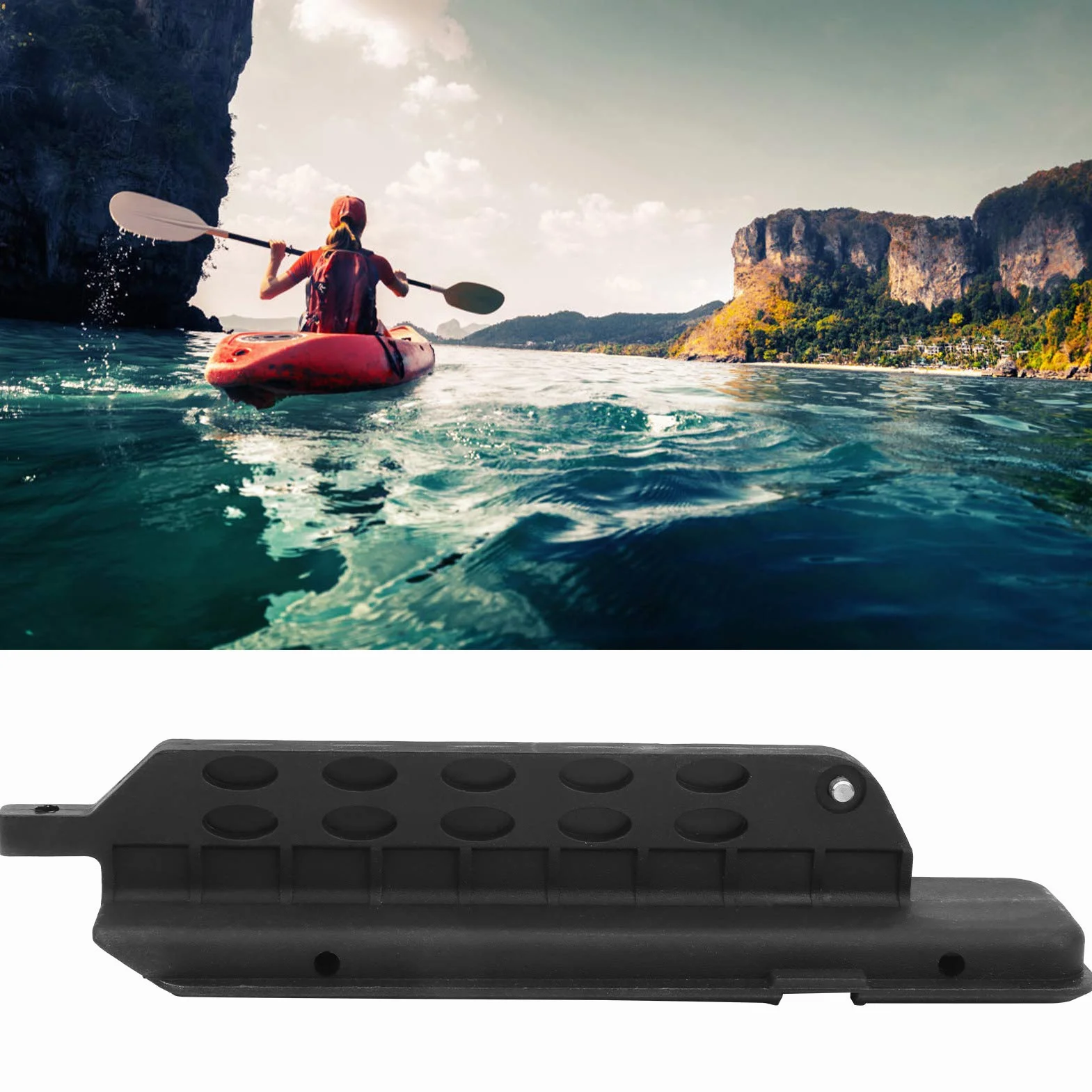 Alomejor Fin Box Tablas de Surf Inflable Stand Up Paddleboard Caja de Aletas estándar de EE. UU. para Reparación