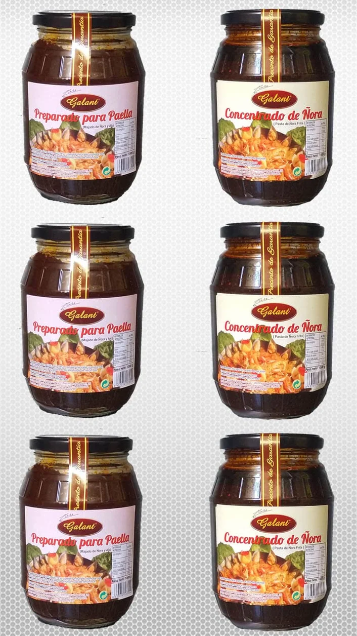 José Galant Preparado para paella y Concentrado de ñora 6 x 1000 g