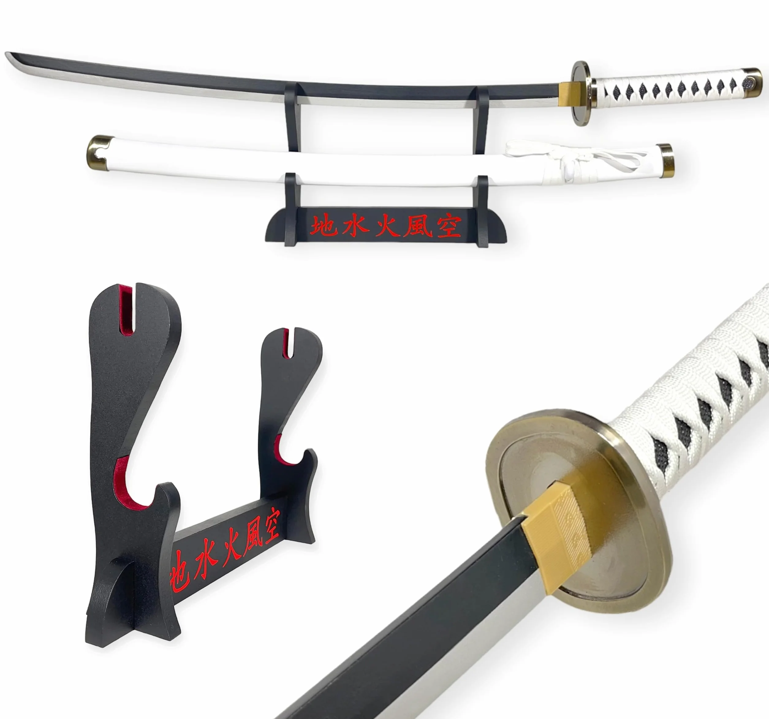 Katana Decorativo Japonés Zoro Wado Ichimonji Expositor Premium