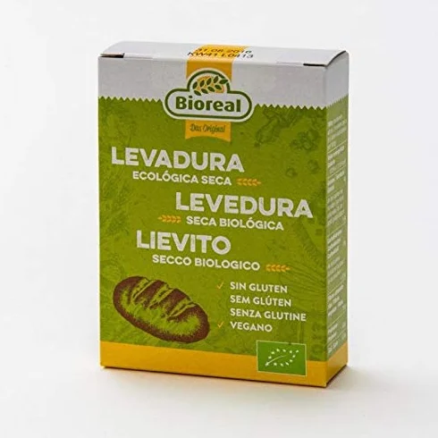 Bioreal Levadura Seca Activa Bio Sin Gluten 5 x 9 gramos (Total 45 gramos)