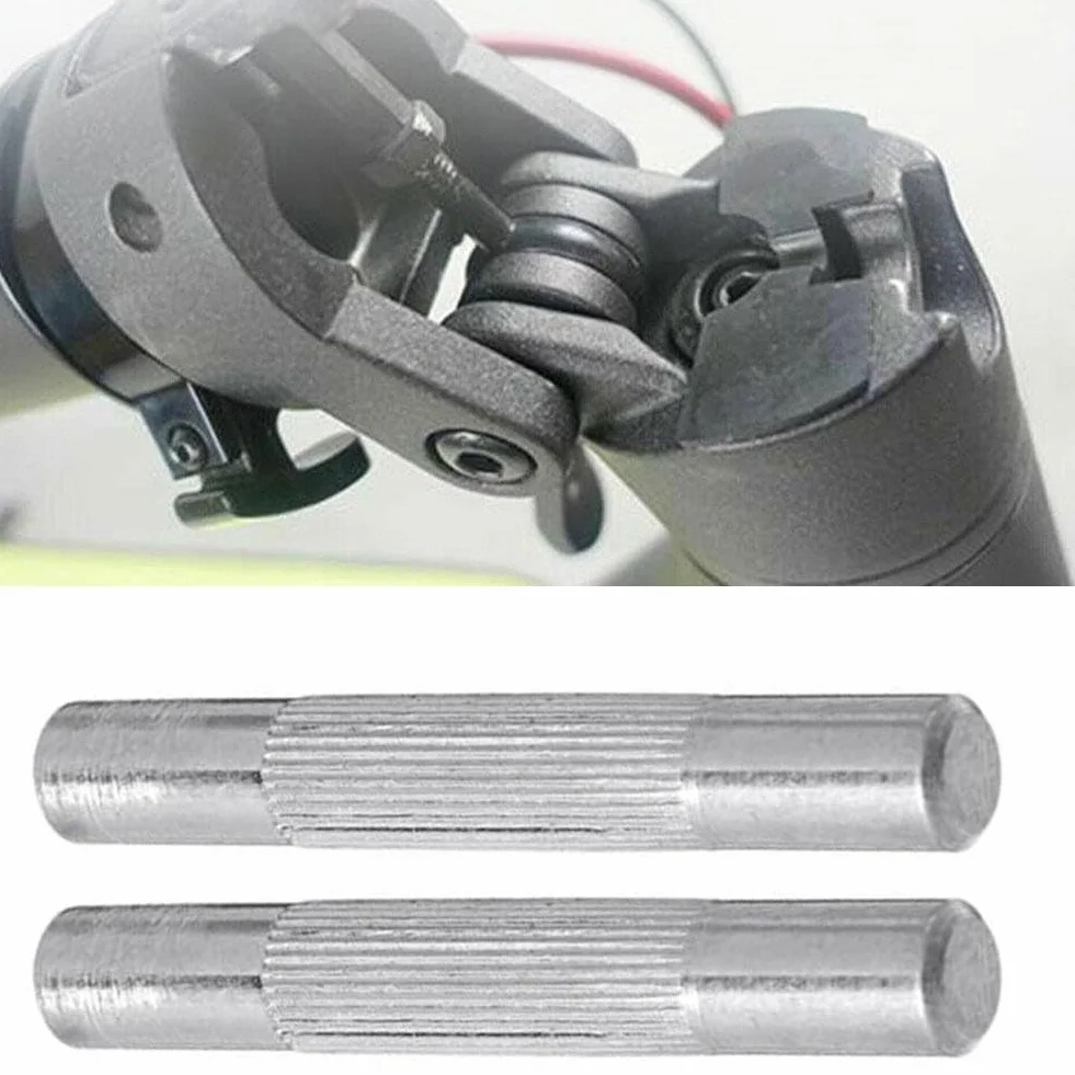 Pasadores de bloqueo reforzados para scooter eléctrico Xiaomi M365/1S/Pro/Pro 2, acero plateado 36 x 5 mm