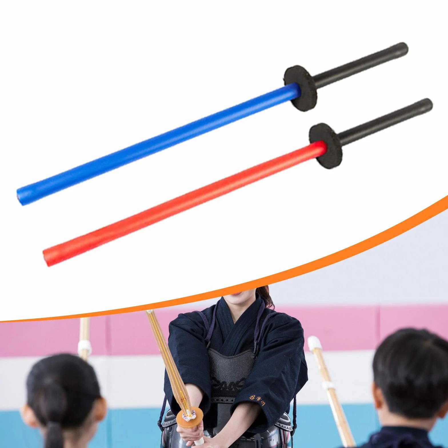 Espadas de Entrenamiento de Esponja Acolchadas para Kendo, Esgrima, Niños y Adultos