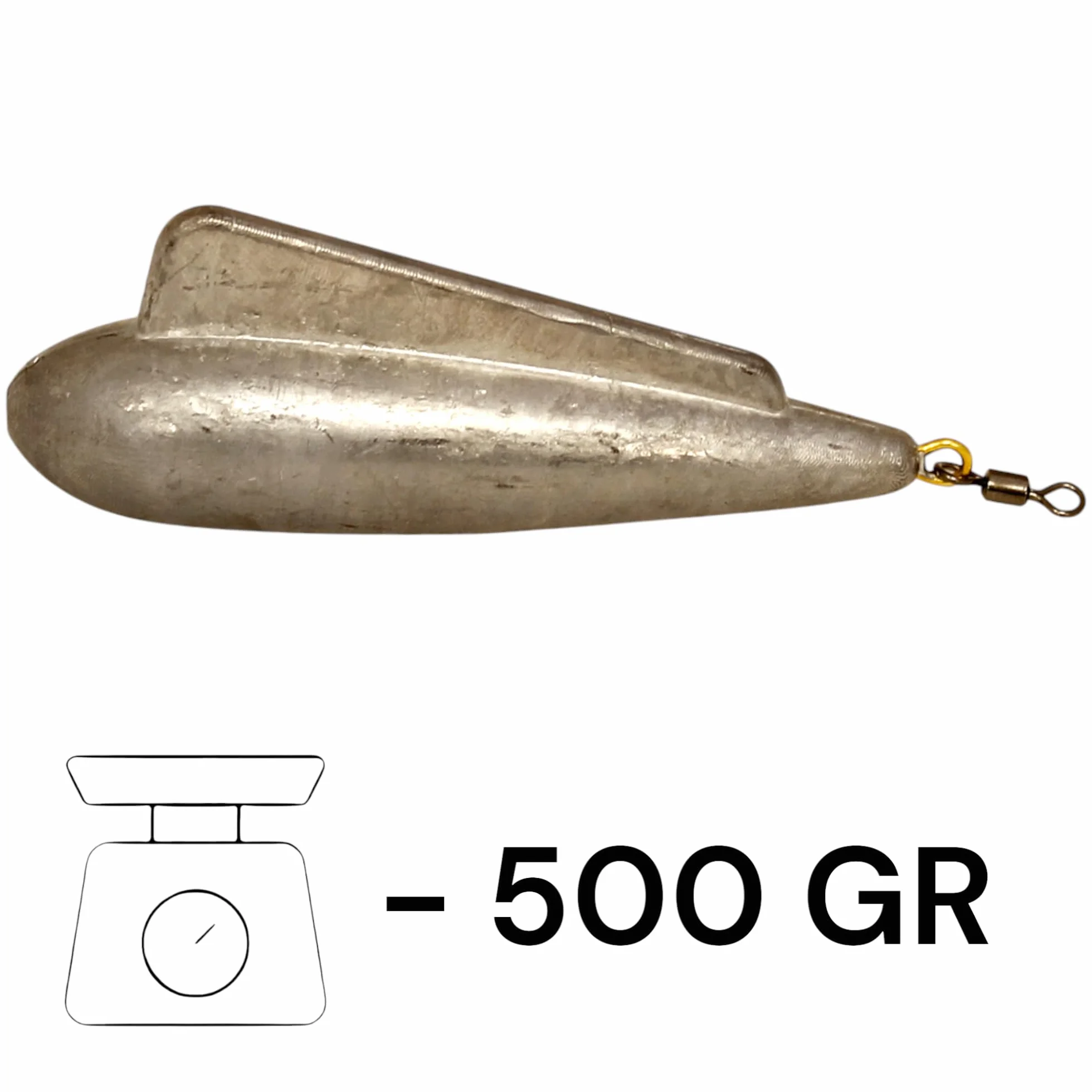 Plomos Pesca de Curricán 500g - Plomo Pesca Carpa - Carpfishing Accesorios - Fishing Kit Completo