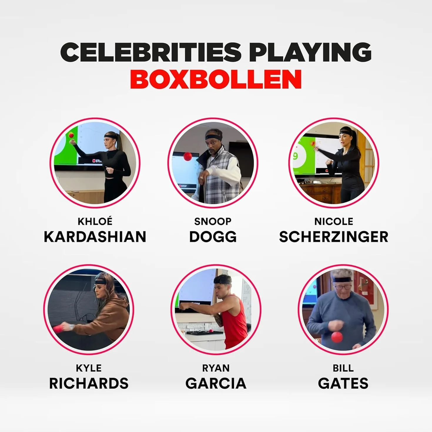 Boxbollen Pelota de boxeo original con aplicación iOS Android diadema ajustable juego deportivo coordinación ojo-mano
