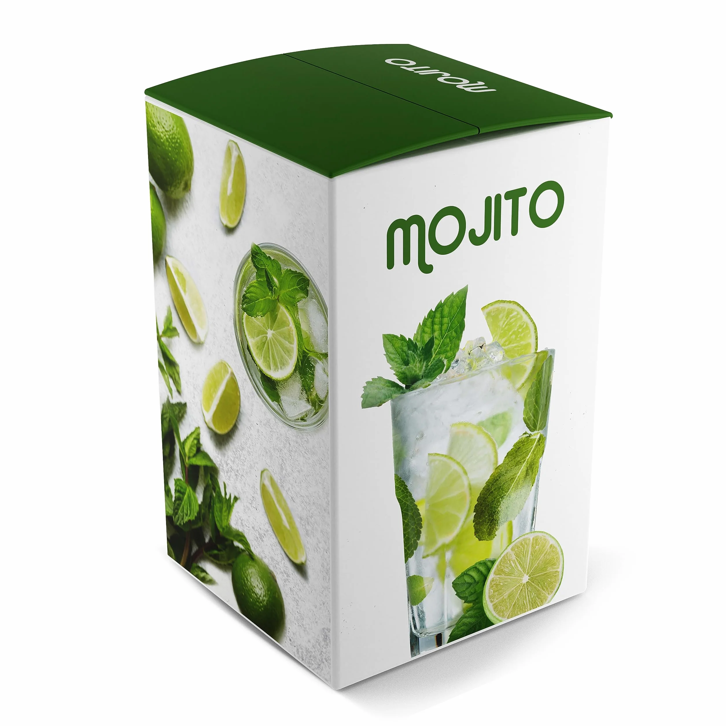 Mojito Preparado Bag in Box 9L Listo para Tomar de “Destilerías Riojanas” a base de Ron, Zumo Limón, Azúcar y Menta. Cómodo, práctico, rentable, Ideal para bares y eventos