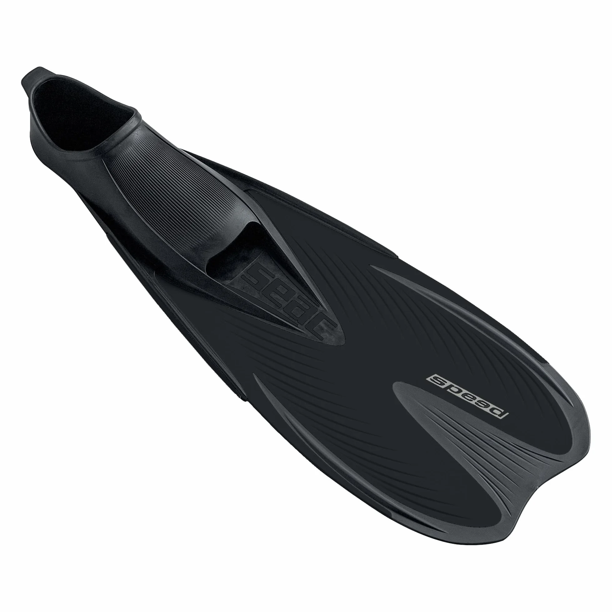 SEAC Speed Aletas Snorkel Cerrado Negro 38/39