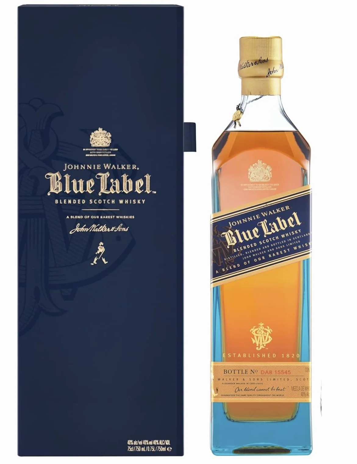 Johnnie Walker Blue Label 0,7L (40% Vol.) + GP