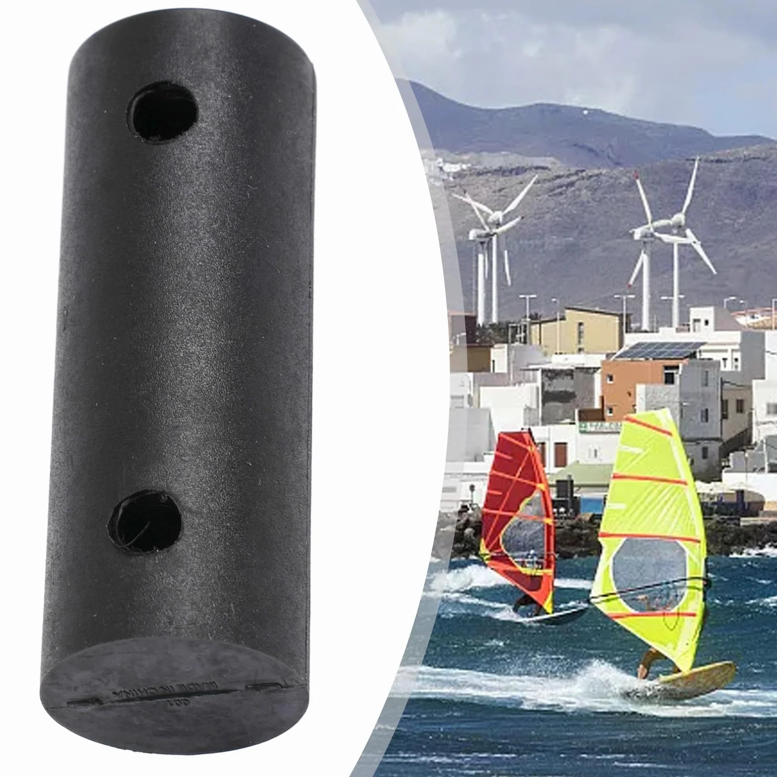 Pieza de reparación de tendón de goma para mástil de pie, accesorios de windsurf
