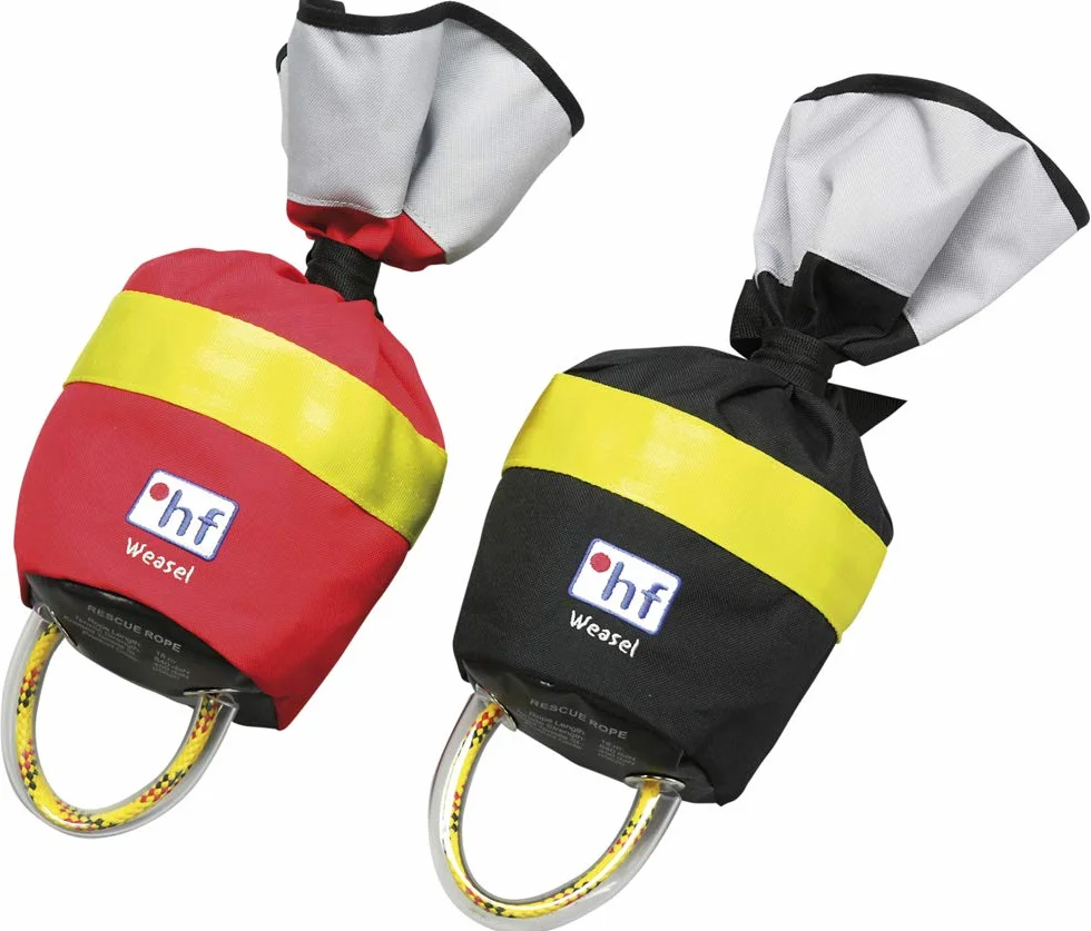 Cuerda Salvavidas HF Lanzamiento Saco Weasel 18 Metros Canoa Berg 2 Colores