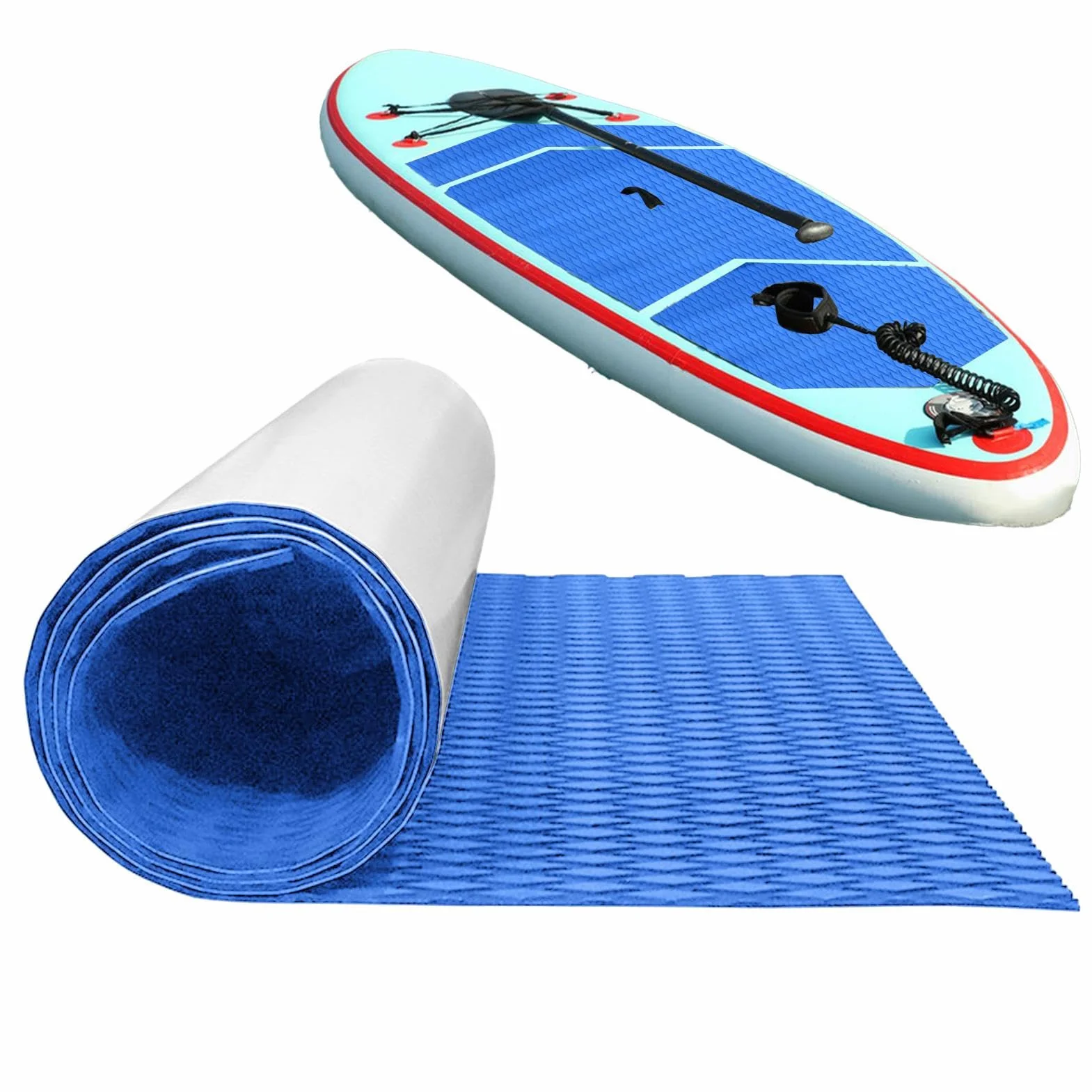 Almohadilla de Tracción para Kayak 120x30cm EVA Antideslizante Autoadhesiva