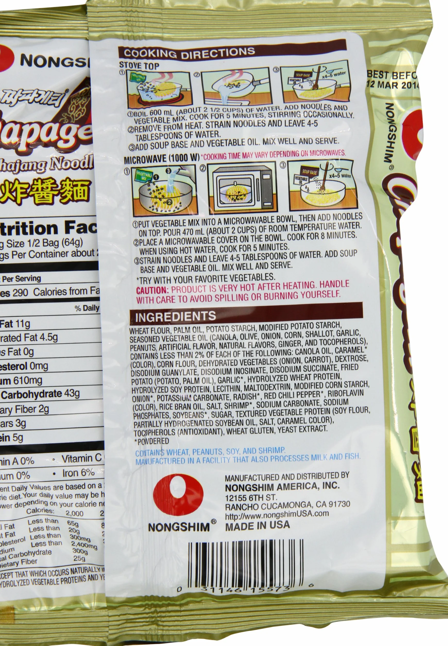 Nong Shim Chapagetti 20 Packets