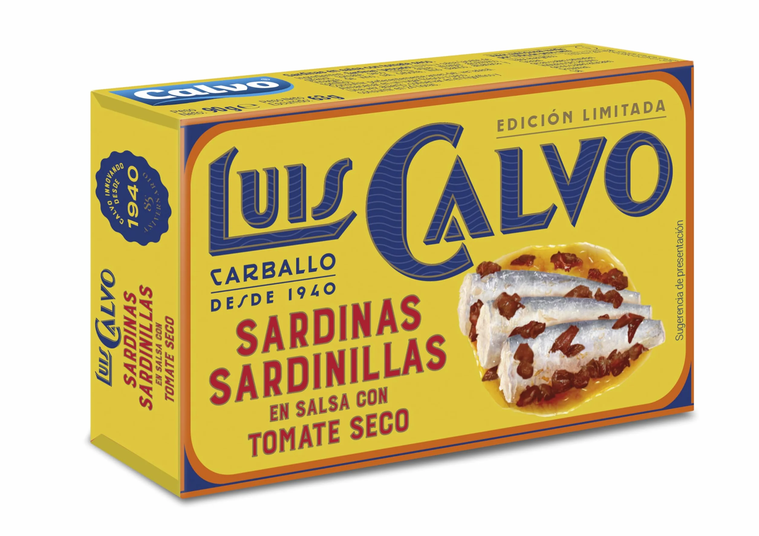 Luis Calvo Sardinillas en salsa con Tomate seco 85g